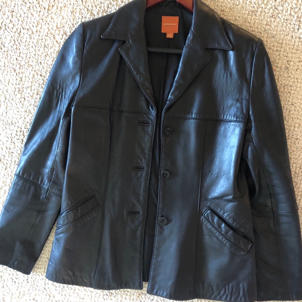 Nordstroms Anonymous John Carlisle leather jacket